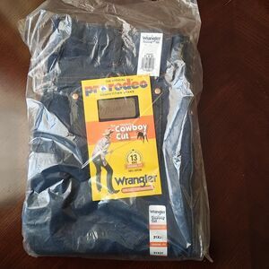 NWT Wrangler Jeans Mens 31x31  Dark Wash 13MWZ Cowboy Cut Pro Rodeo Original Fit